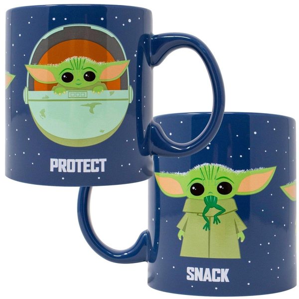 The Mandalorian the Child Snack Attack Protect Ceramic Mug - 20 oz 802283